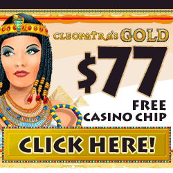 Royal Ace - $77 Chip (Cleopatras Gold)